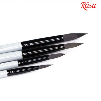 ROSA Stream 158 Pocket Travel Watercolour Brush, Round, Detachable Cap Handle, Plein Air & Sketching