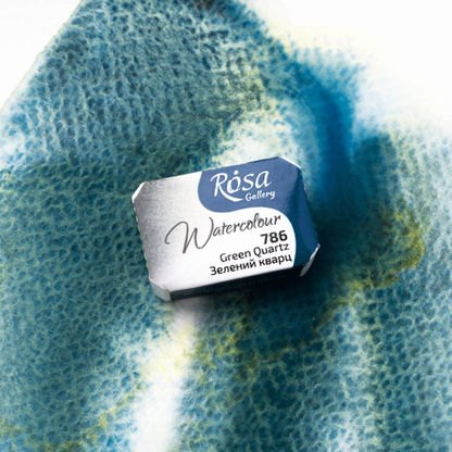 ROSA Gallery Watercolour Full Pan 2.5ml — Single Artist Grade Colour, Open Stock, Made in Ukraine