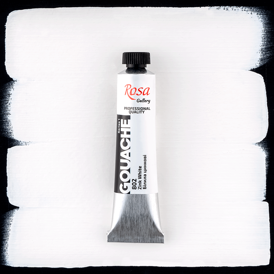 ROSA Gallery Professional Gouache 20ml Tube — Single Colour, Matte Opaque Artist Paint, 40 Colours