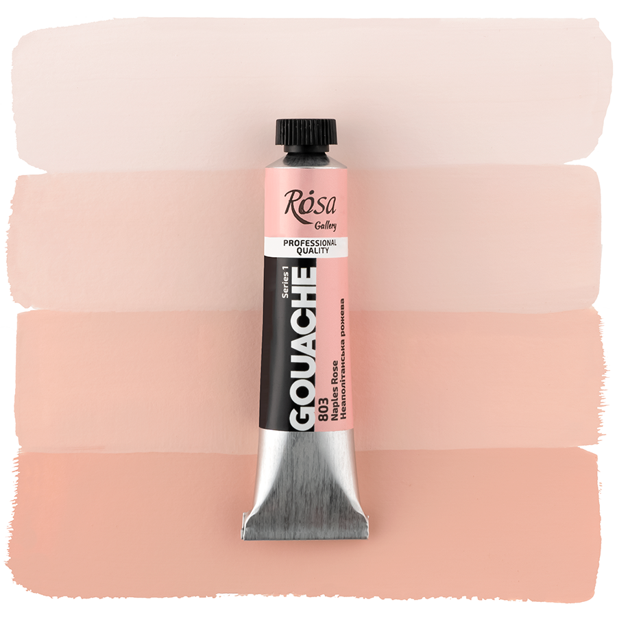 ROSA Gallery Professional Gouache 20ml Tube — Single Colour, Matte Opaque Artist Paint, 40 Colours