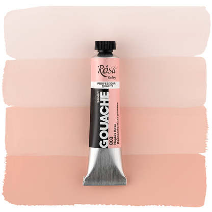 ROSA Gallery Professional Gouache 20ml Tube — Single Colour, Matte Opaque Artist Paint, 40 Colours
