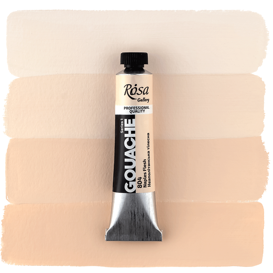 ROSA Gallery Professional Gouache 20ml Tube — Single Colour, Matte Opaque Artist Paint, 40 Colours