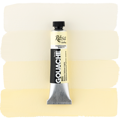 ROSA Gallery Professional Gouache 20ml Tube — Single Colour, Matte Opaque Artist Paint, 40 Colours