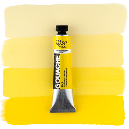ROSA Gallery Professional Gouache 20ml Tube — Single Colour, Matte Opaque Artist Paint, 40 Colours