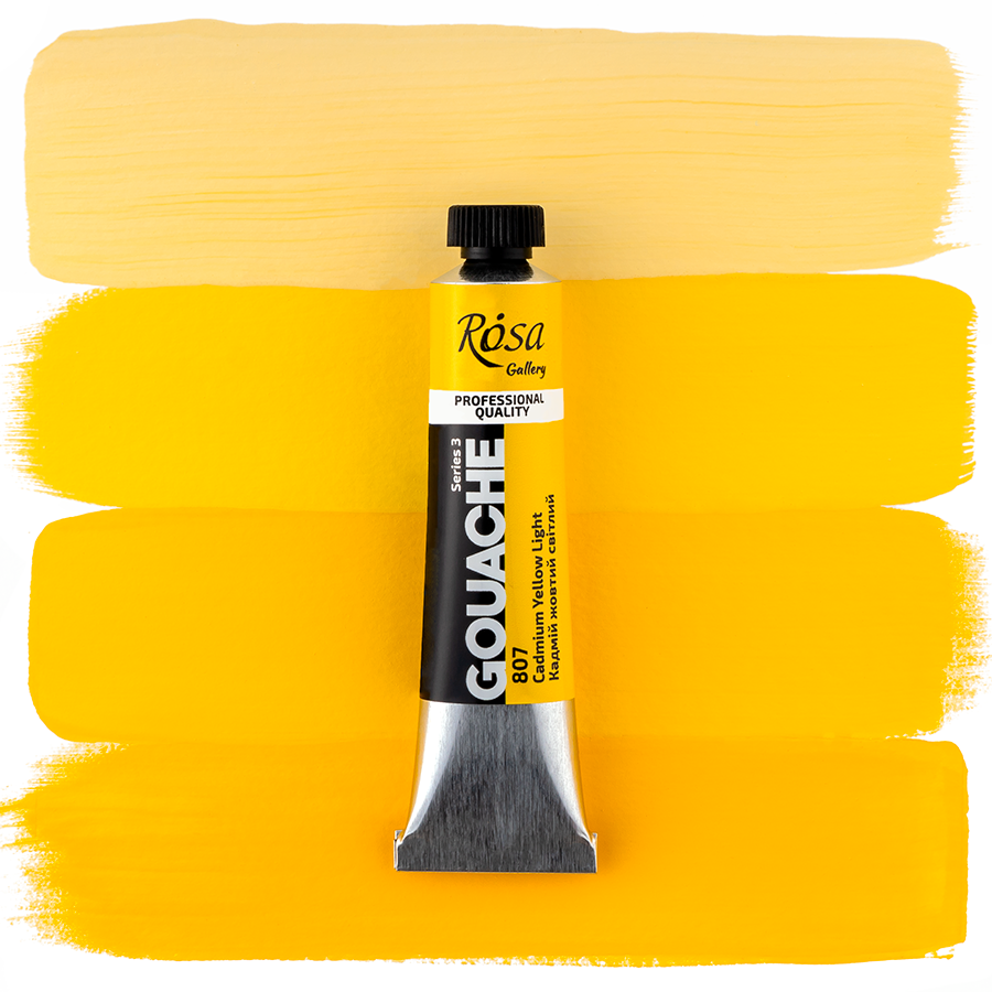 ROSA Gallery Professional Gouache 20ml Tube — Single Colour, Matte Opaque Artist Paint, 40 Colours