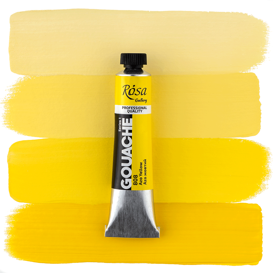 ROSA Gallery Professional Gouache 20ml Tube — Single Colour, Matte Opaque Artist Paint, 40 Colours