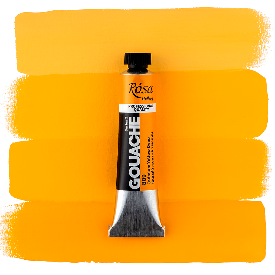 ROSA Gallery Professional Gouache 20ml Tube — Single Colour, Matte Opaque Artist Paint, 40 Colours