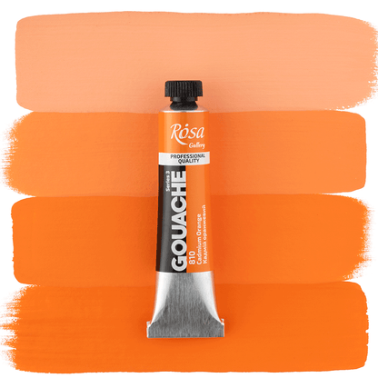 ROSA Gallery Professional Gouache 20ml Tube — Single Colour, Matte Opaque Artist Paint, 40 Colours