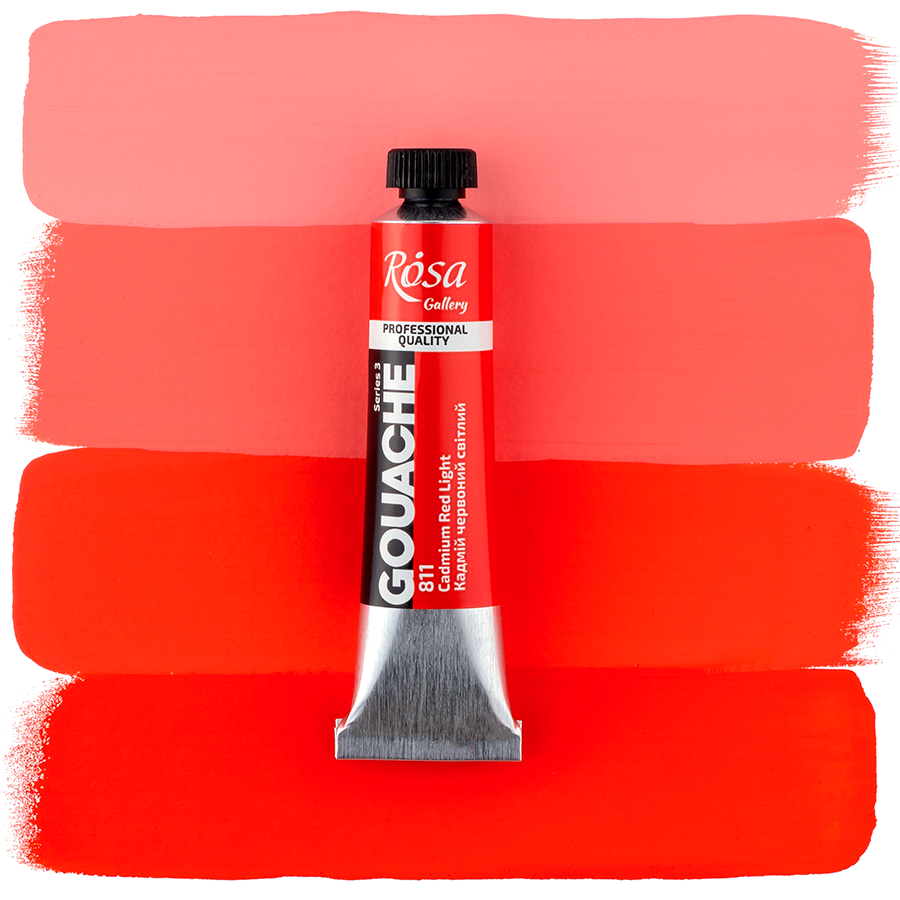 ROSA Gallery Professional Gouache 20ml Tube — Single Colour, Matte Opaque Artist Paint, 40 Colours