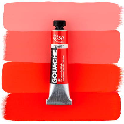 ROSA Gallery Professional Gouache 20ml Tube — Single Colour, Matte Opaque Artist Paint, 40 Colours