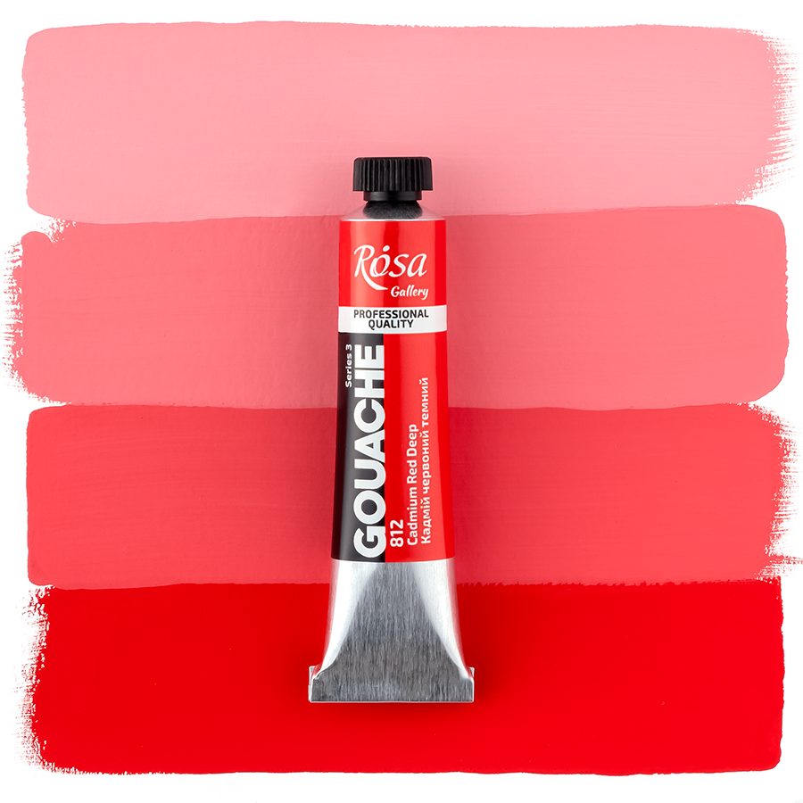 ROSA Gallery Professional Gouache 20ml Tube — Single Colour, Matte Opaque Artist Paint, 40 Colours