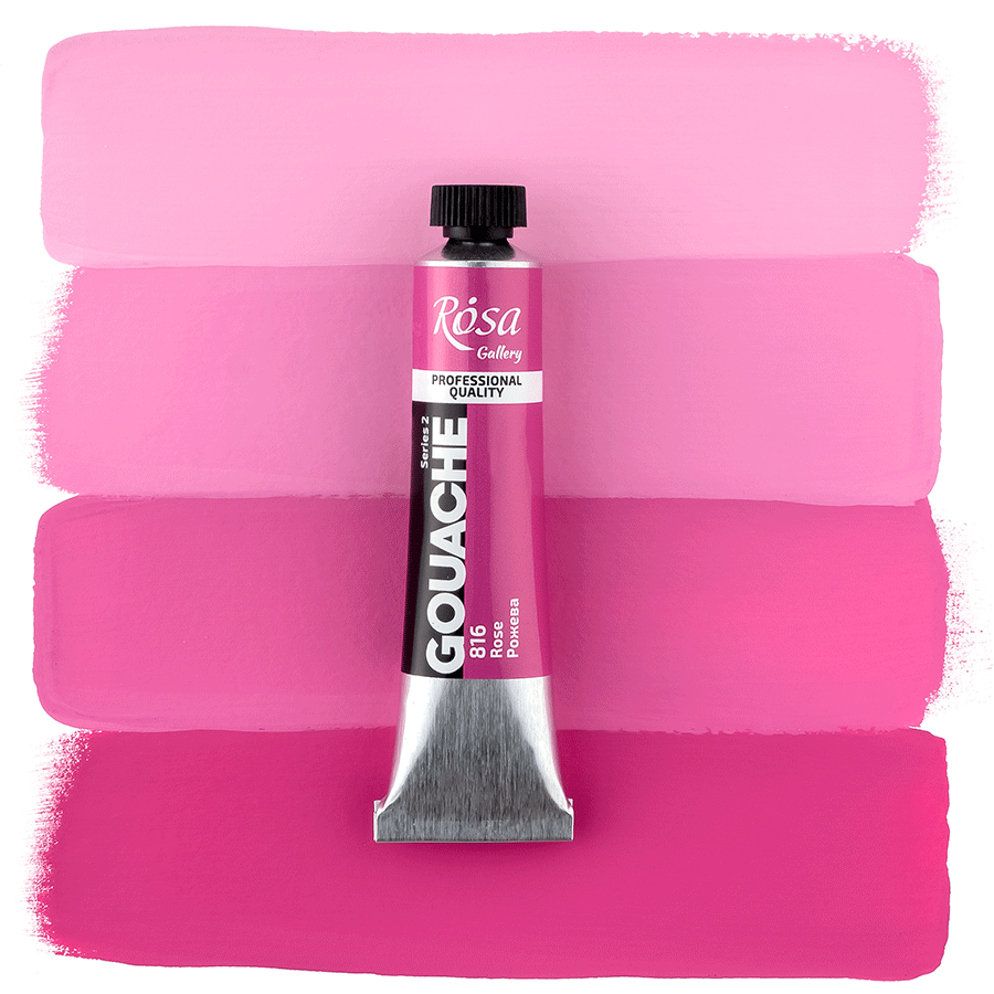 ROSA Gallery Professional Gouache 20ml Tube — Single Colour, Matte Opaque Artist Paint, 40 Colours