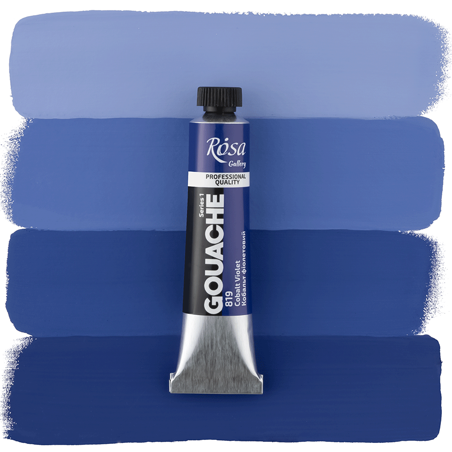 ROSA Gallery Professional Gouache 20ml Tube — Single Colour, Matte Opaque Artist Paint, 40 Colours