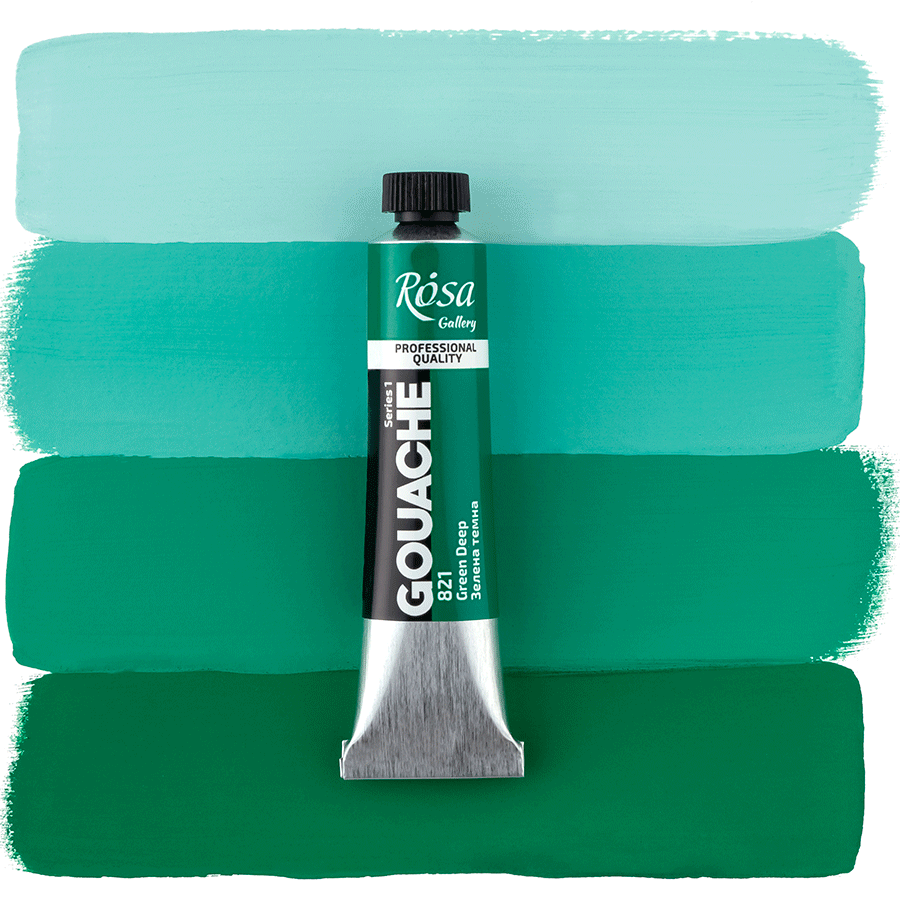 ROSA Gallery Professional Gouache 20ml Tube — Single Colour, Matte Opaque Artist Paint, 40 Colours