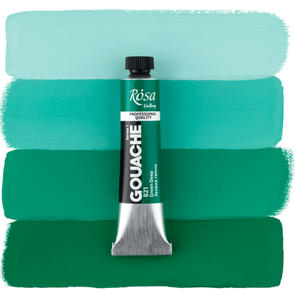 ROSA Gallery Professional Gouache 20ml Tube — Single Colour, Matte Opaque Artist Paint, 40 Colours