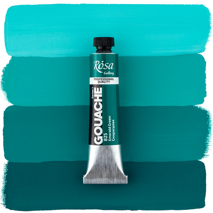 ROSA Gallery Professional Gouache 20ml Tube — Single Colour, Matte Opaque Artist Paint, 40 Colours