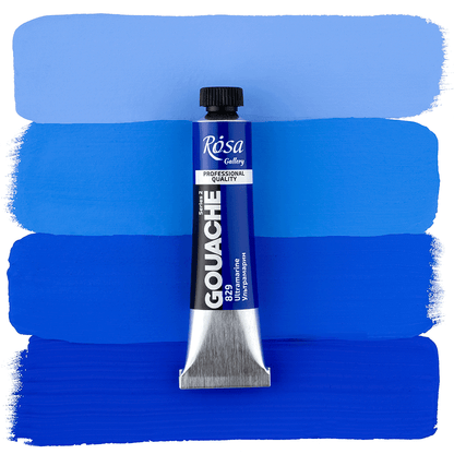 ROSA Gallery Professional Gouache 20ml Tube — Single Colour, Matte Opaque Artist Paint, 40 Colours