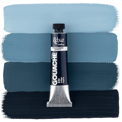 ROSA Gallery Professional Gouache 20ml Tube — Single Colour, Matte Opaque Artist Paint, 40 Colours