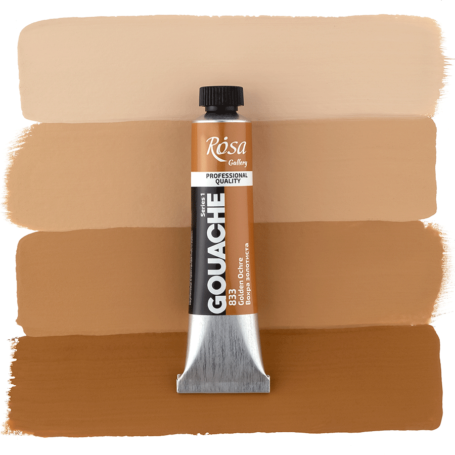 ROSA Gallery Professional Gouache 20ml Tube — Single Colour, Matte Opaque Artist Paint, 40 Colours