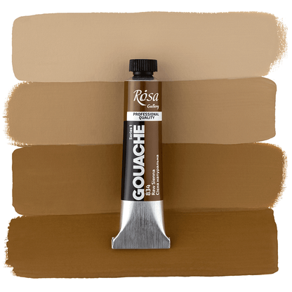 ROSA Gallery Professional Gouache 20ml Tube — Single Colour, Matte Opaque Artist Paint, 40 Colours