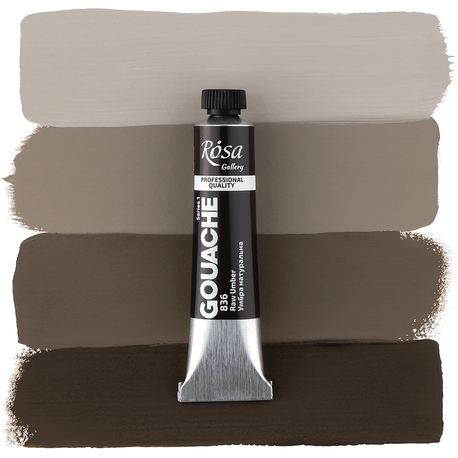 ROSA Gallery Professional Gouache 20ml Tube — Single Colour, Matte Opaque Artist Paint, 40 Colours