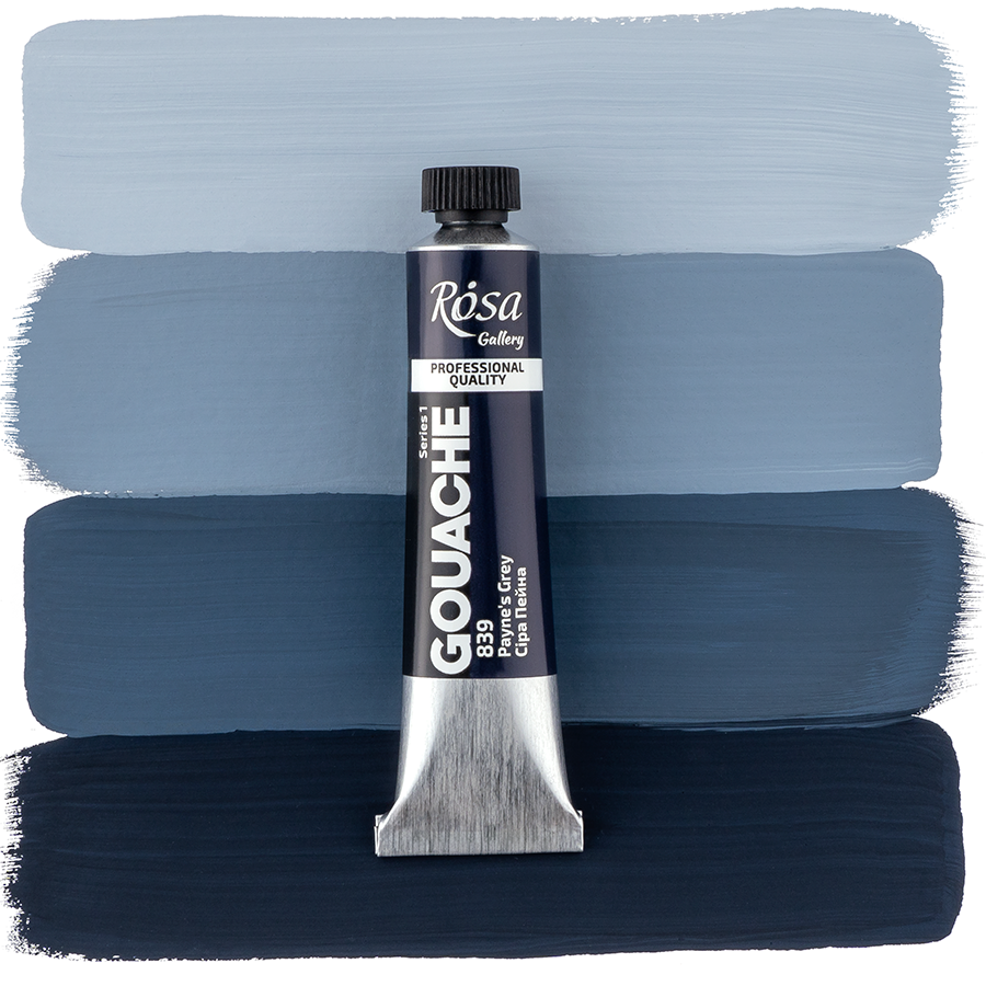 ROSA Gallery Professional Gouache 20ml Tube — Single Colour, Matte Opaque Artist Paint, 40 Colours