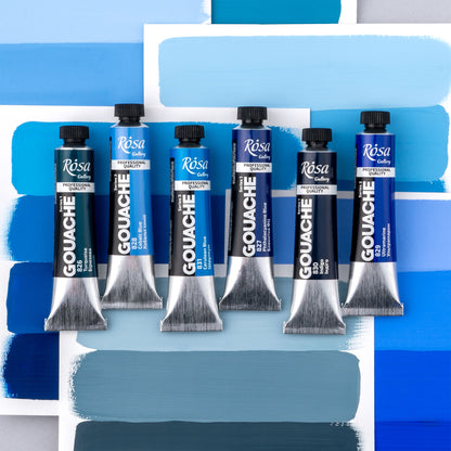 ROSA Gallery Professional Gouache 20ml Tube — Single Colour, Matte Opaque Artist Paint, 40 Colours