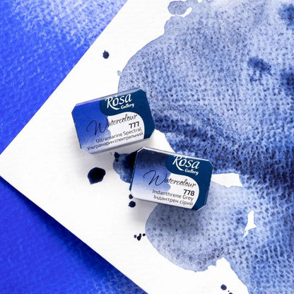 ROSA Gallery Watercolour Full Pan 2.5ml — Single Artist Grade Colour, Open Stock, Made in Ukraine