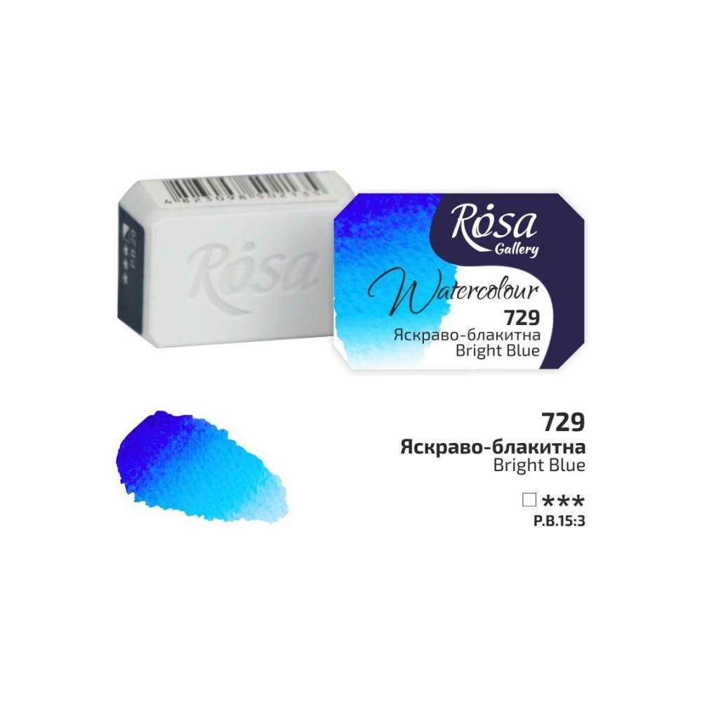 ROSA Gallery Watercolour Full Pan 2.5ml — Single Artist Grade Colour, Open Stock, Made in Ukraine